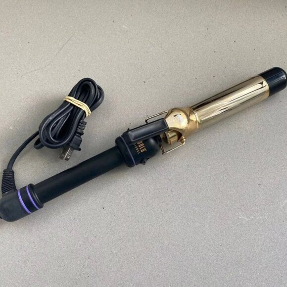 Hot Tools Pro Artist Defined Curls Long Lasting 24K Gold Curling Iron, 1.5" - Picture 1 of 8
